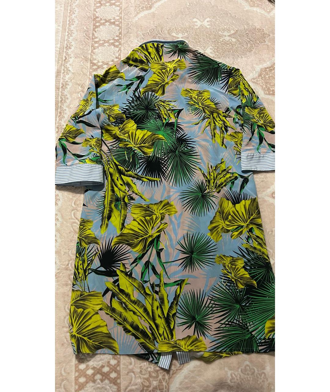 VERSACE Зеленые платье, фото 2