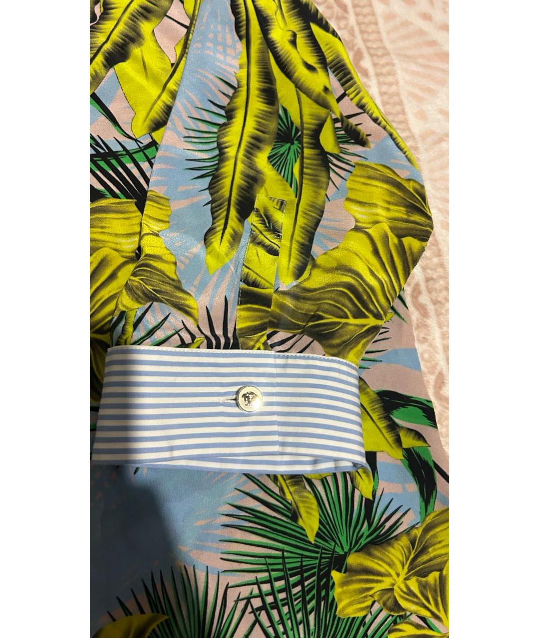 VERSACE Зеленые платье, фото 4