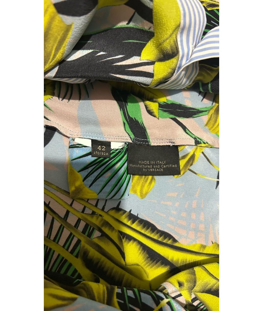 VERSACE Зеленые платье, фото 5