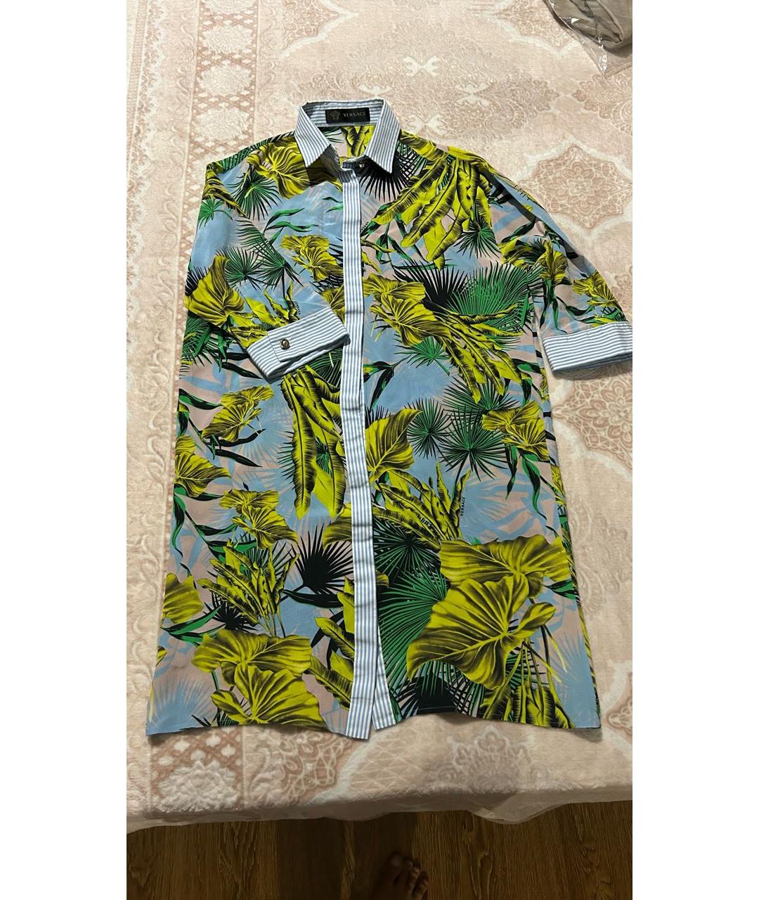VERSACE Зеленые платье, фото 6