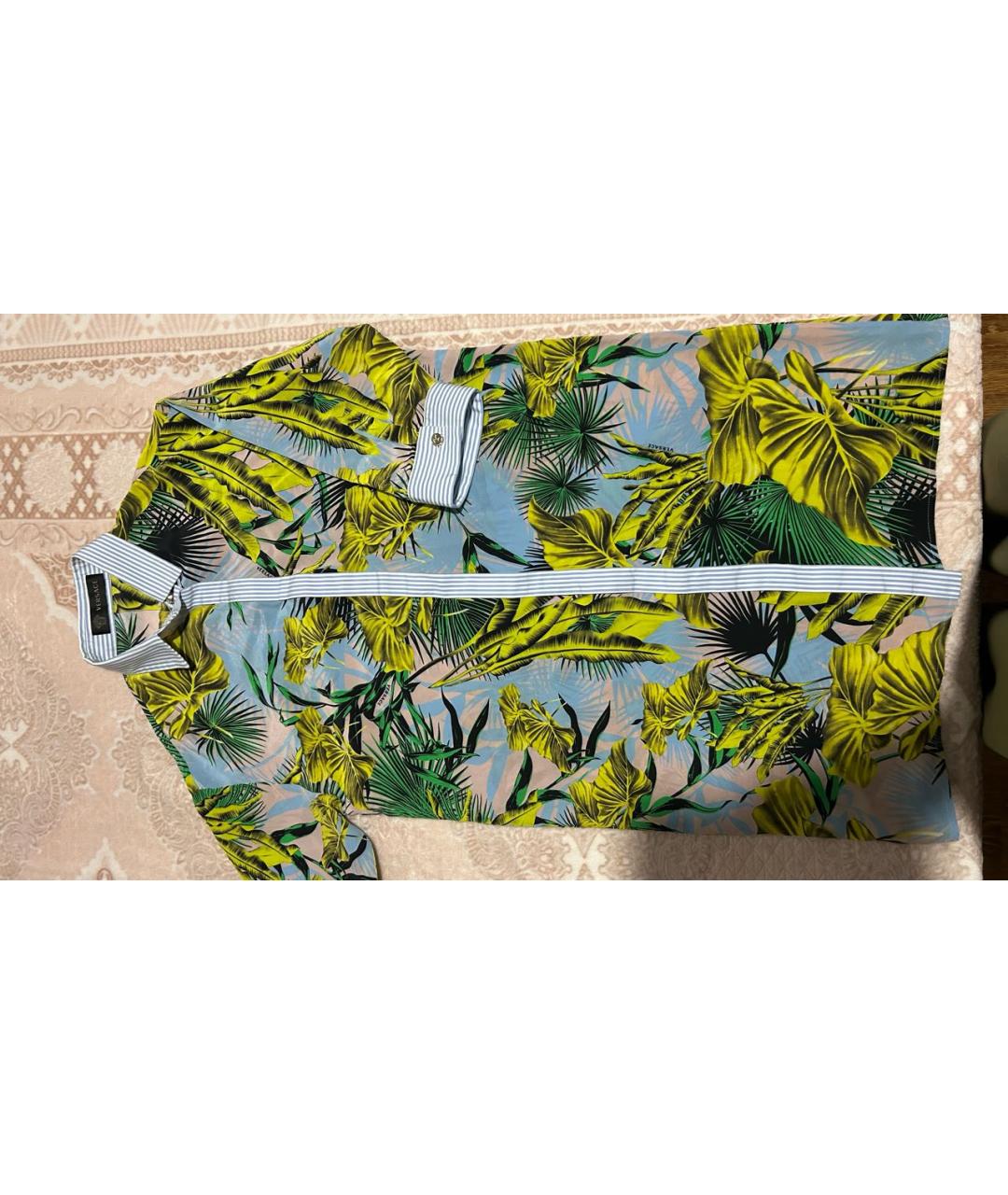 VERSACE Зеленые платье, фото 9