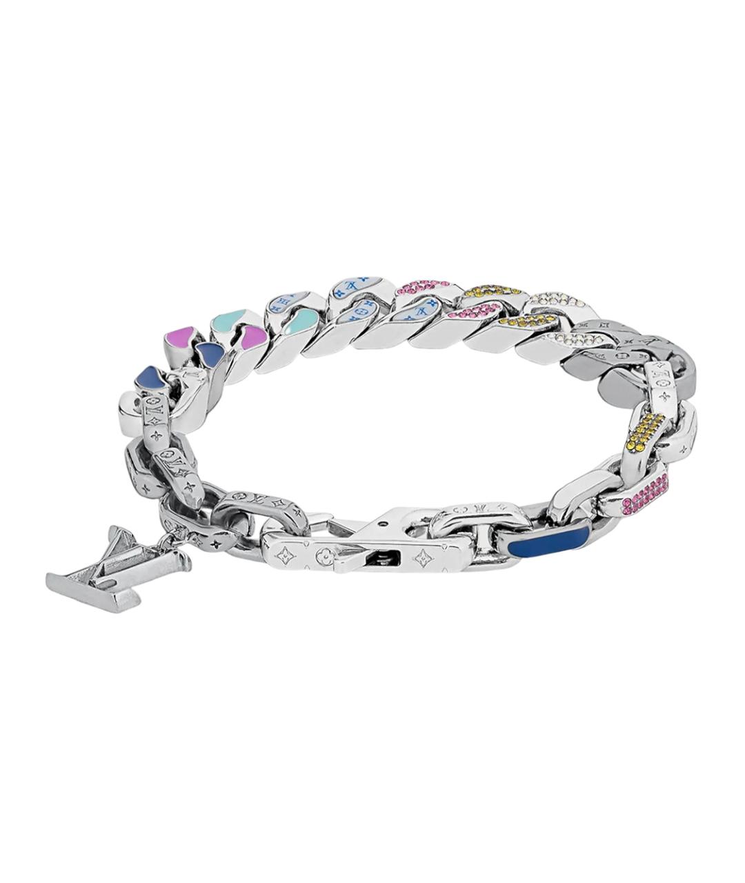 LOUIS VUITTON Серебрянный металлический браслет, фото 1