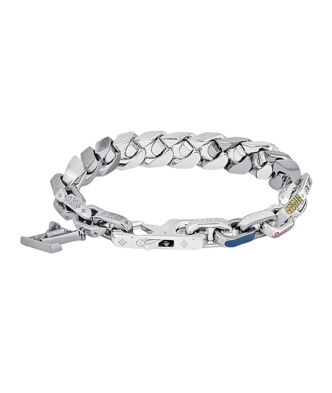 LOUIS VUITTON Серебрянный металлический браслет, фото 2