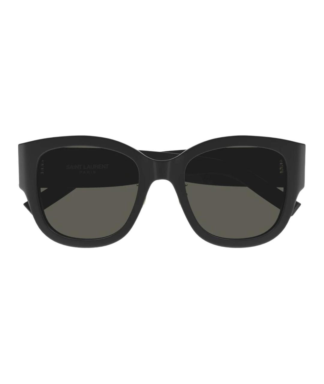 SAINT LAURENT Черные пластиковые солнцезащитные очки, фото 2