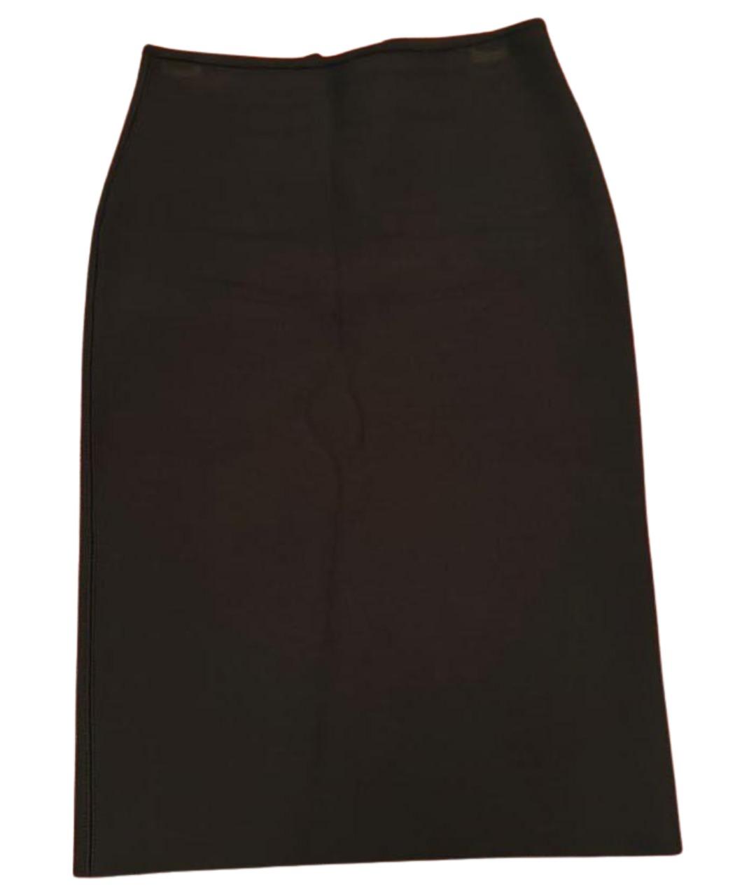 ROLAND MOURET Зеленая вискозная юбка миди, фото 1