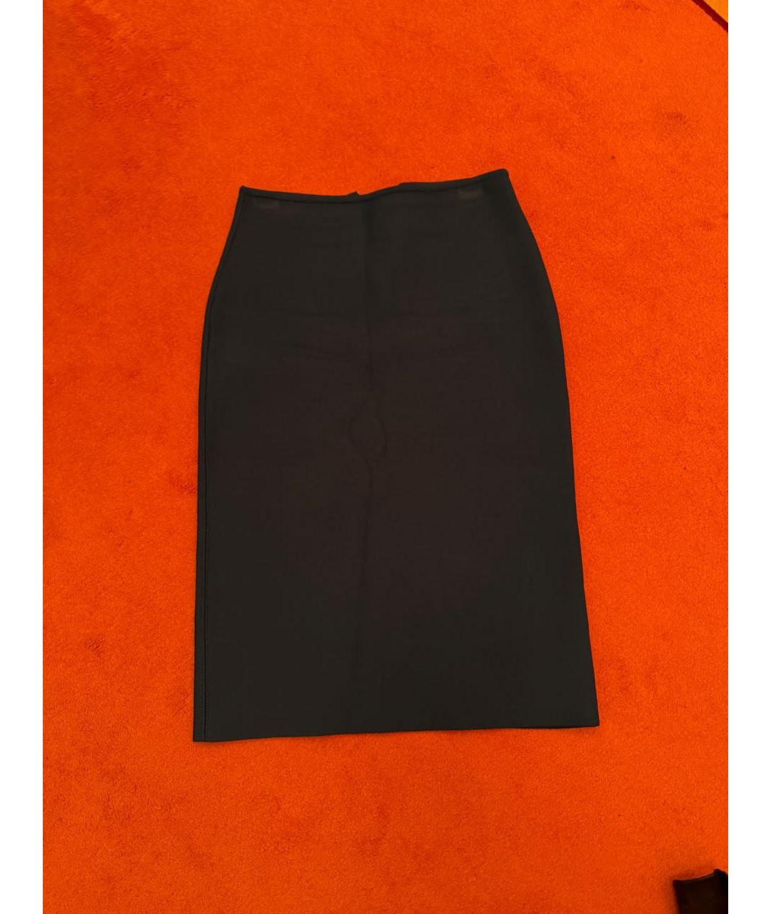 ROLAND MOURET Зеленая вискозная юбка миди, фото 6
