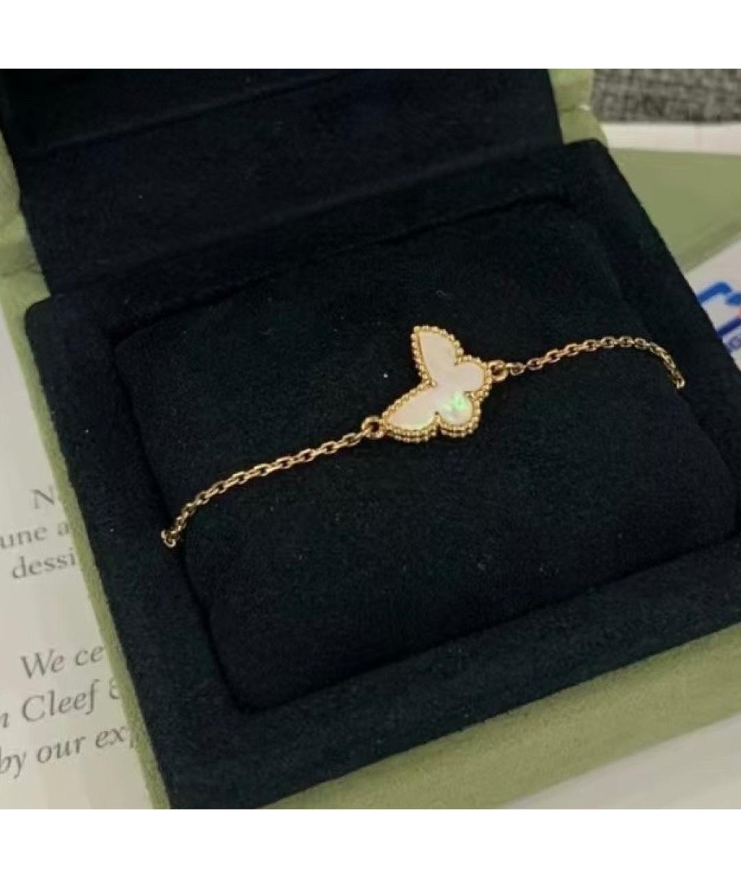 VAN CLEEF & ARPELS Белый браслет из желтого золота, фото 3
