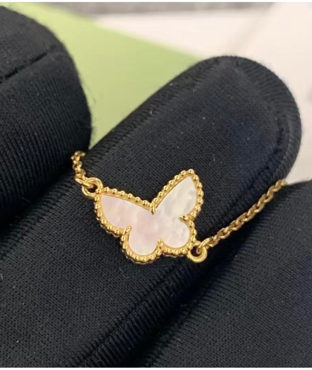 VAN CLEEF & ARPELS Белый браслет из желтого золота, фото 5