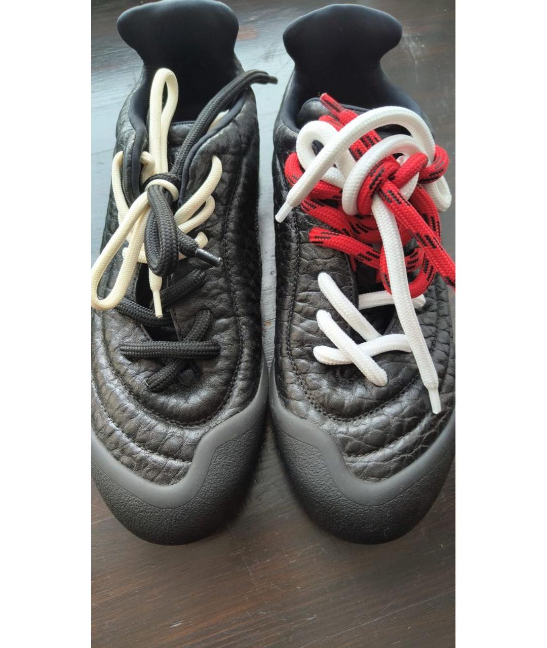 MCQ ALEXANDER MCQUEEN Черные низкие кроссовки / кеды, фото 6