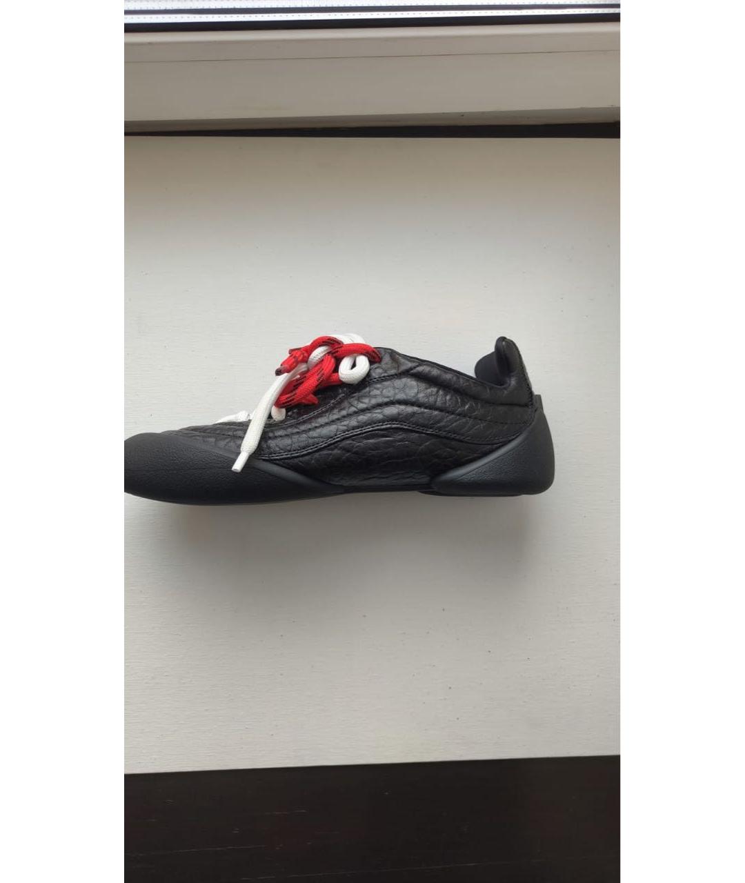 MCQ ALEXANDER MCQUEEN Черные низкие кроссовки / кеды, фото 7