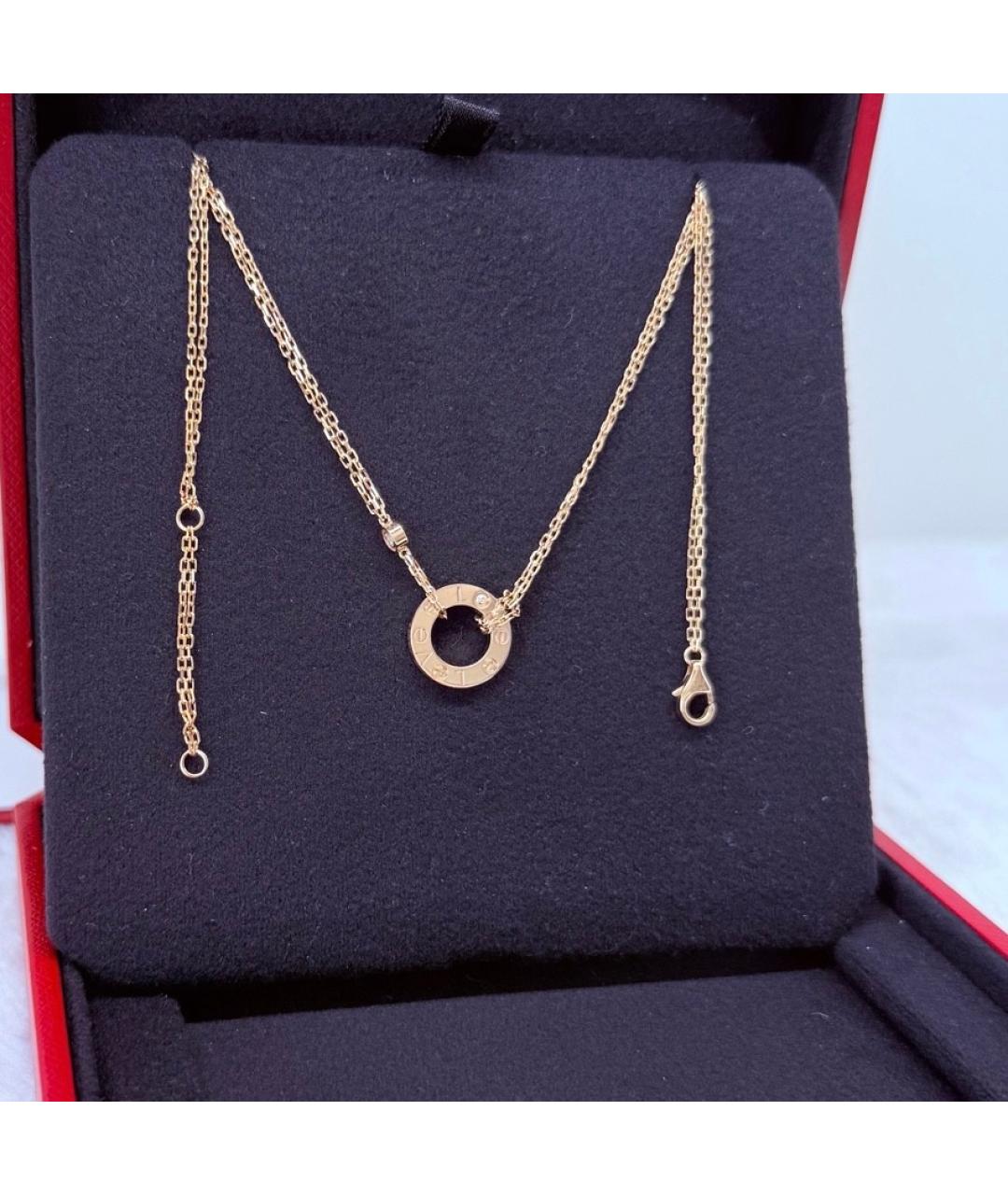 CARTIER Розовое колье из розового золота, фото 2