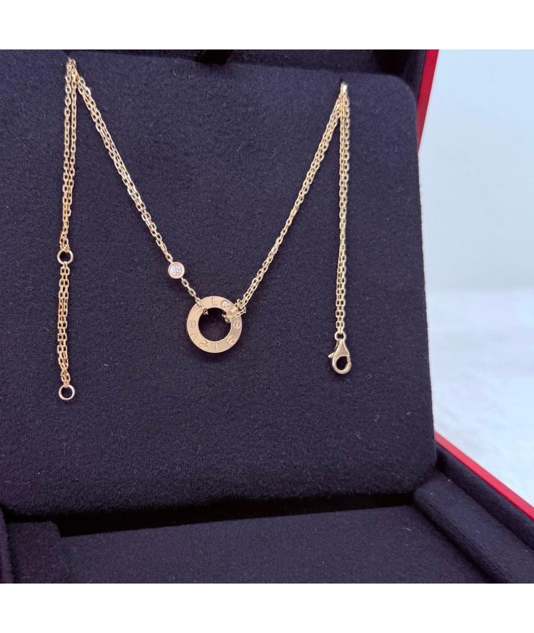 CARTIER Розовое колье из розового золота, фото 3