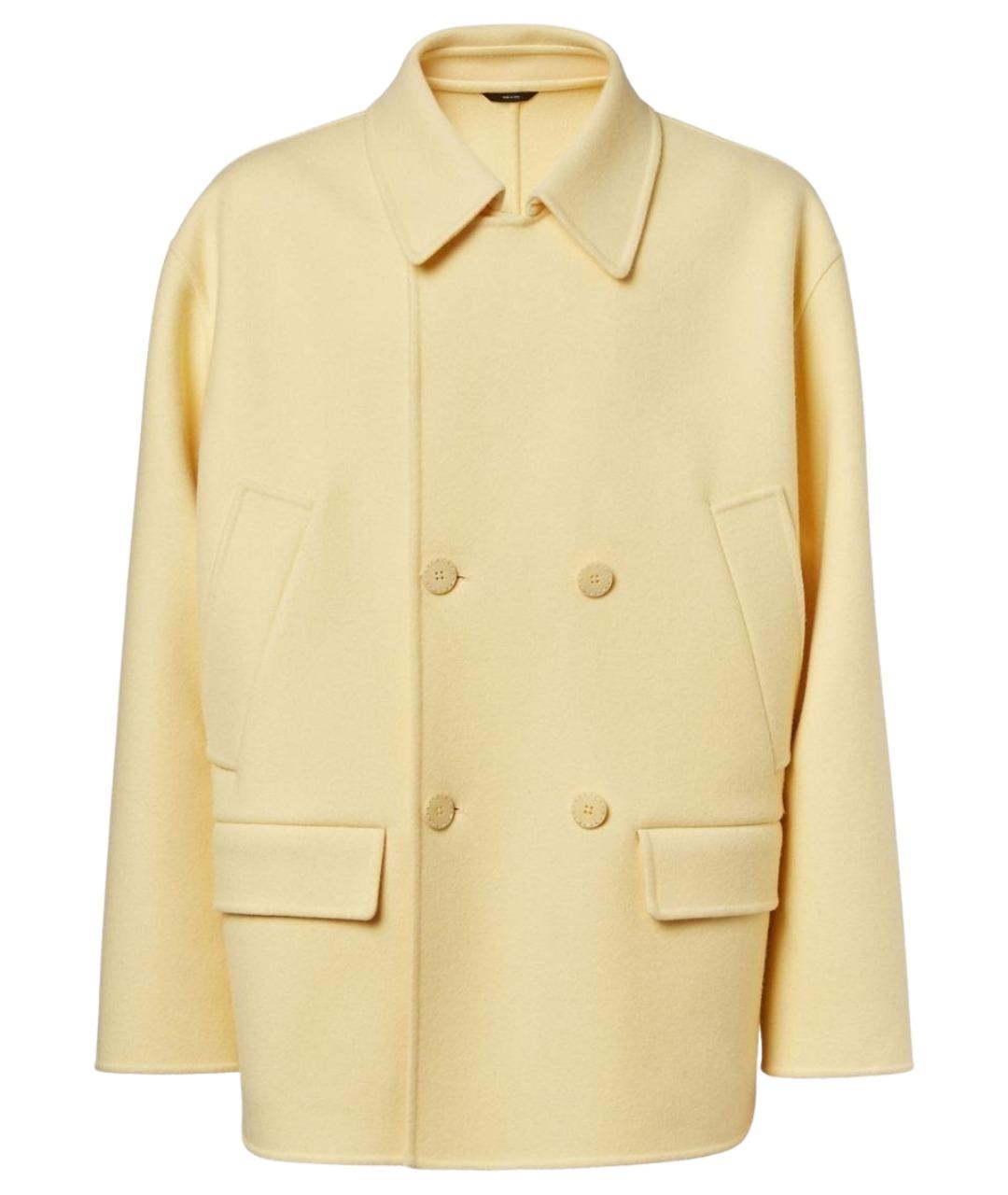 FENDI Желтое пальто, фото 1