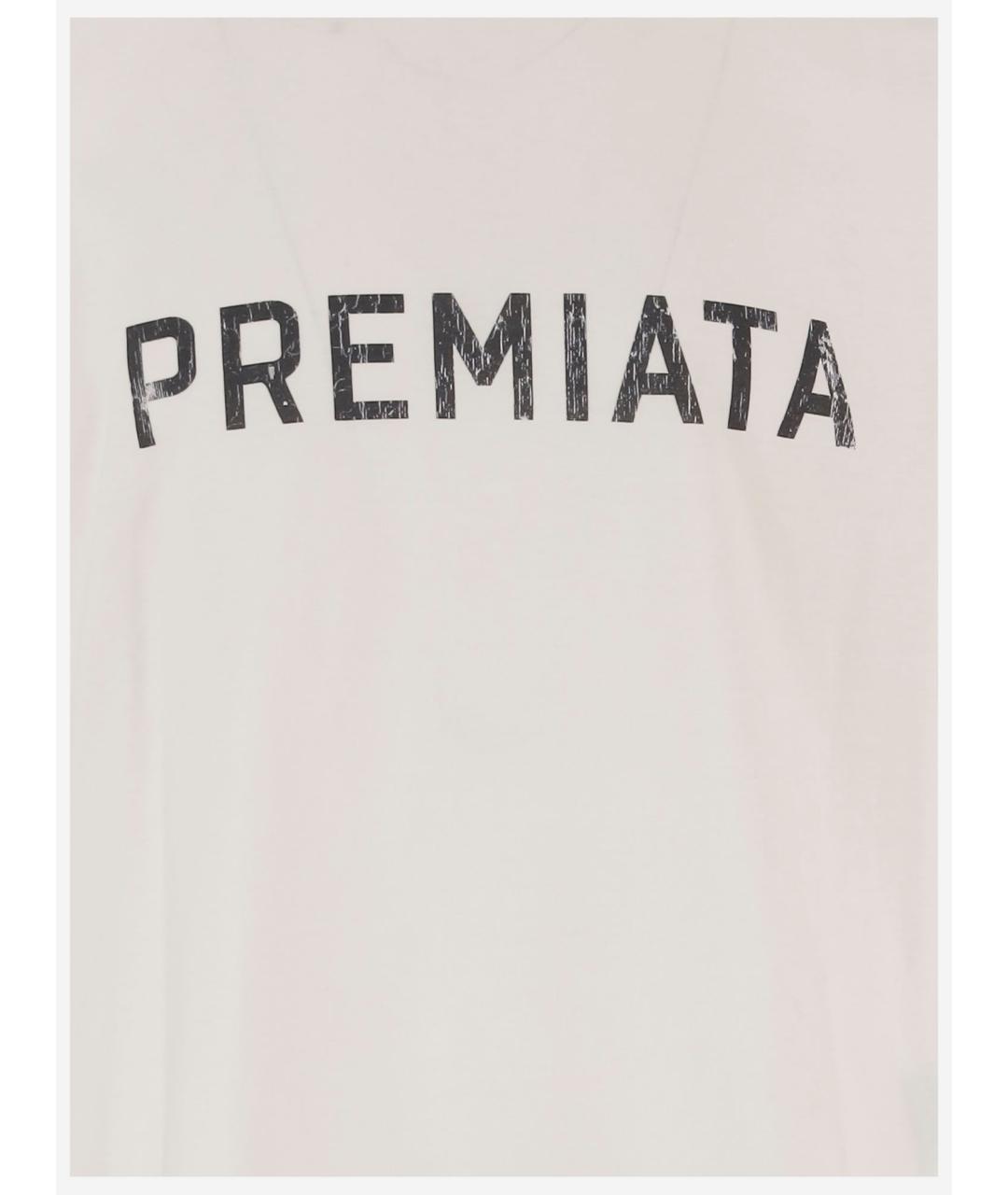 PREMIATA Бежевая хлопковая футболка, фото 3