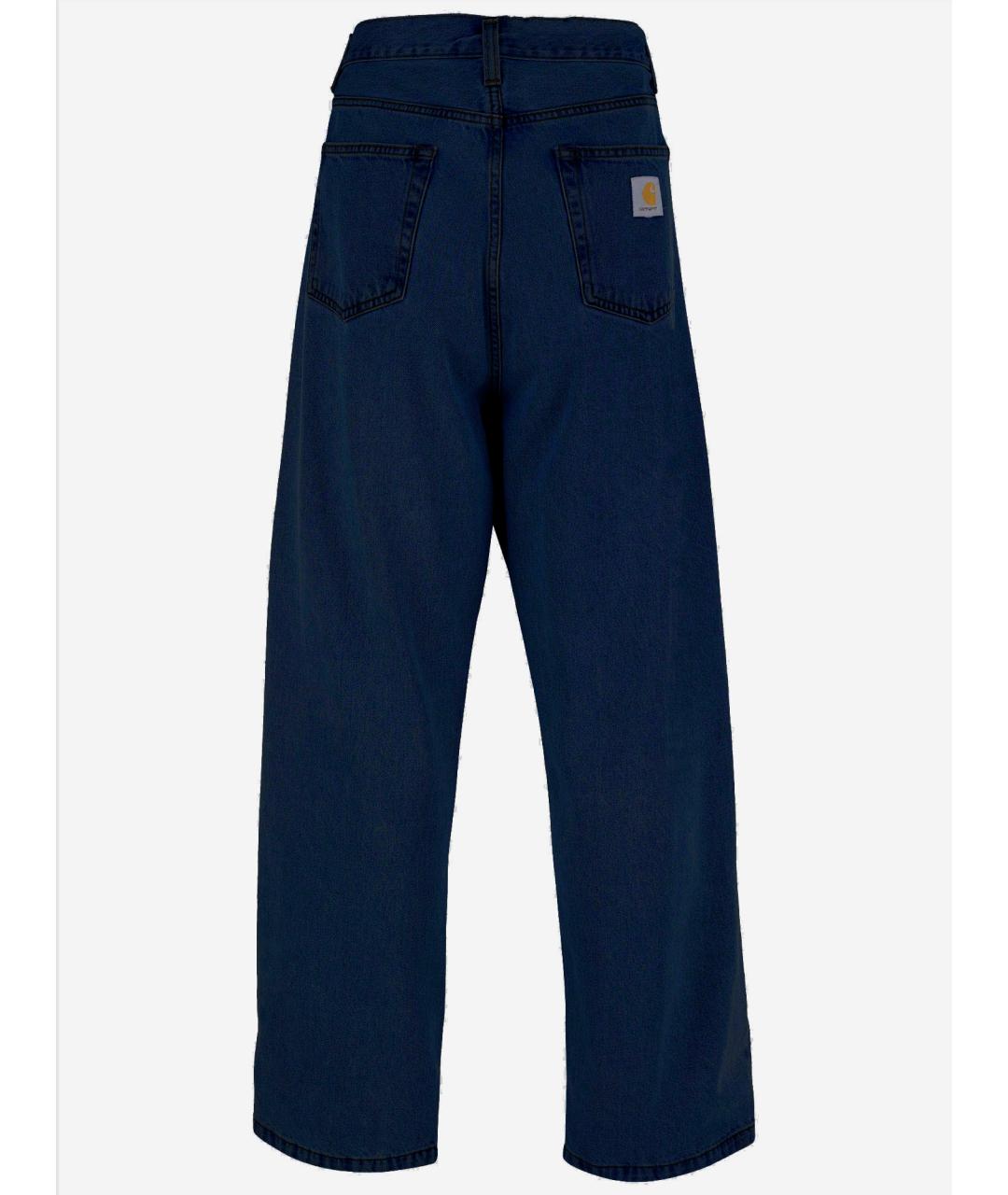 CARHARTT WIP Темно-синие повседневные брюки, фото 2