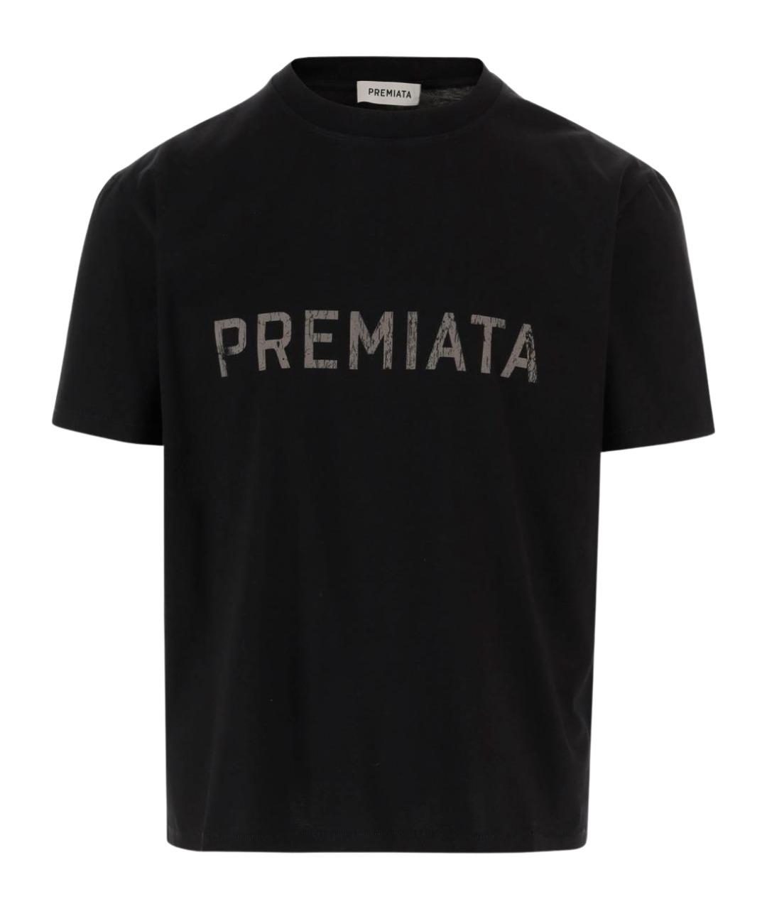 PREMIATA Черная хлопковая футболка, фото 1