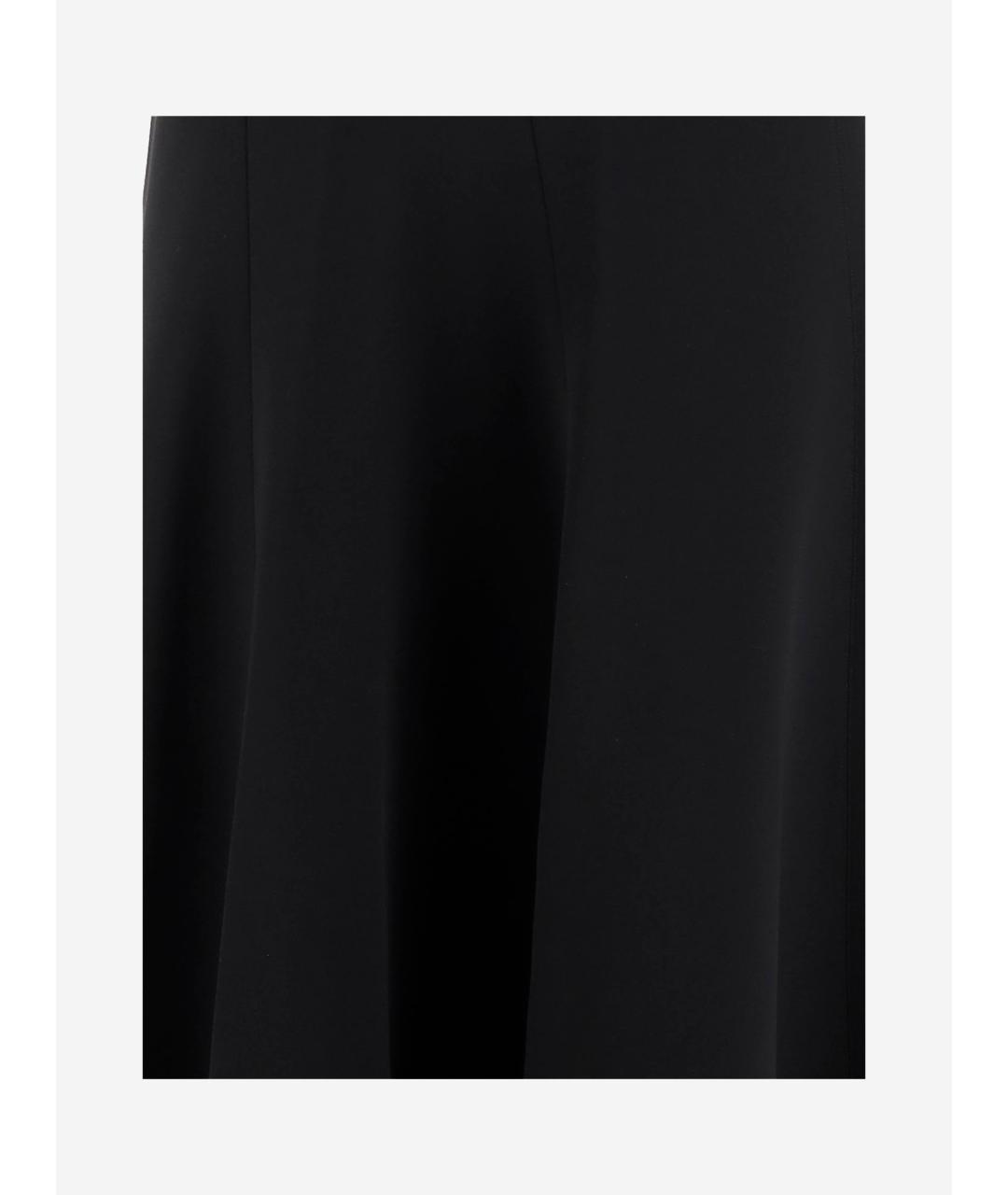 JACQUEMUS Черная полиэстеровая юбка миди, фото 3