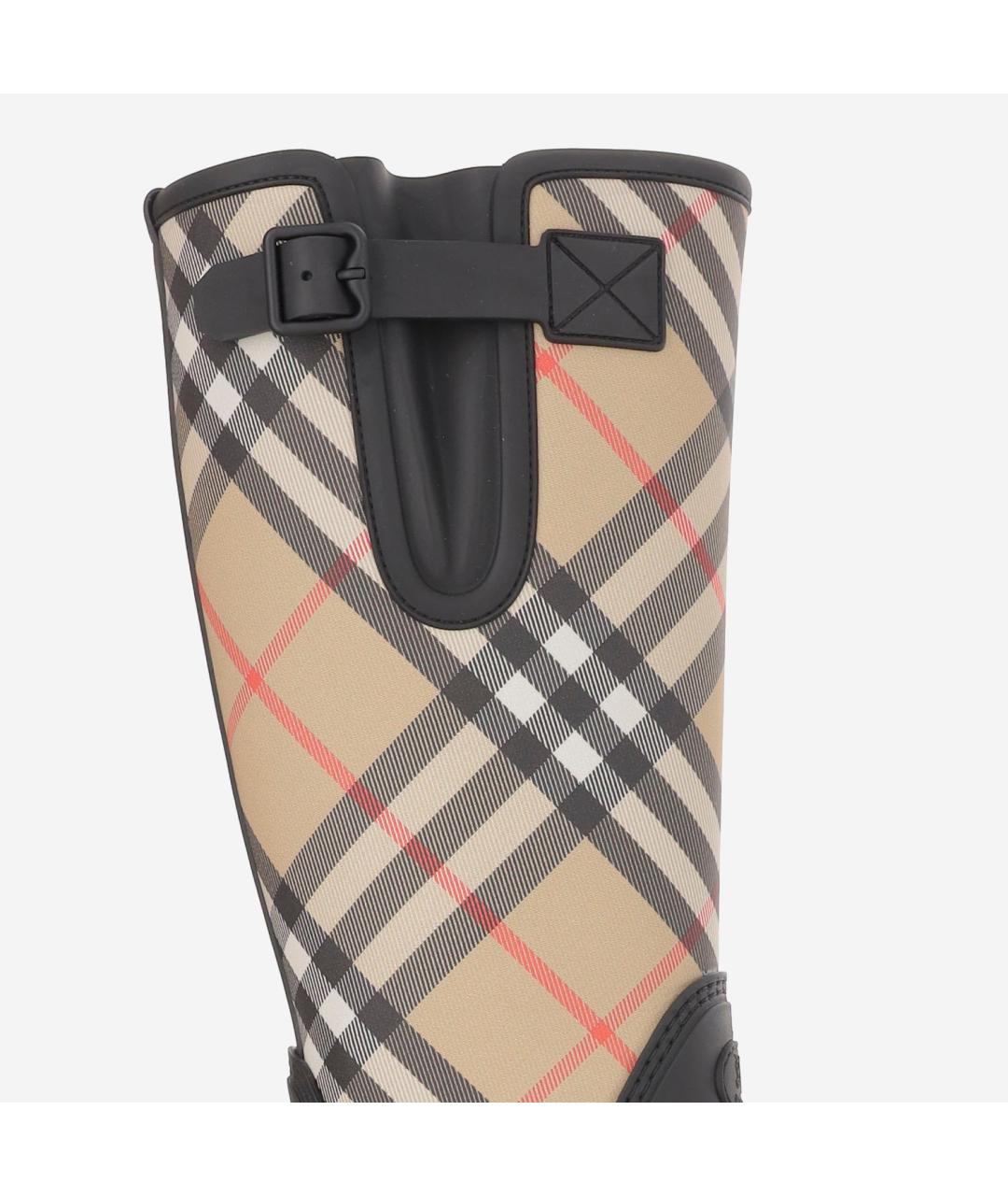BURBERRY Черные сапоги, фото 4