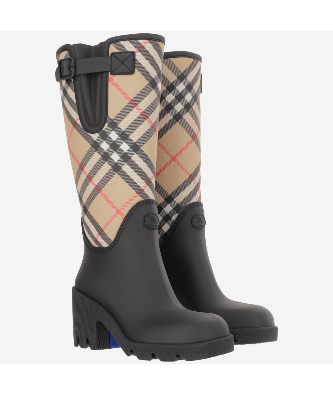 BURBERRY Черные сапоги, фото 2