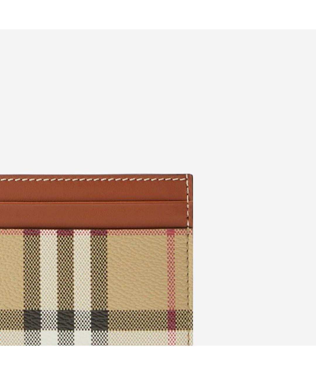 BURBERRY Бежевый кардхолдер, фото 3