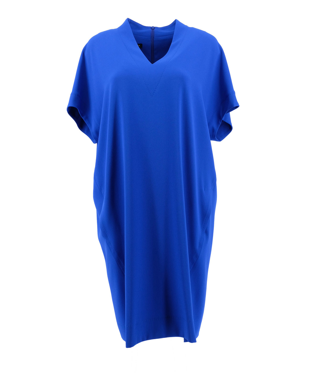 ESCADA Синее ацетатное повседневное платье, фото 1