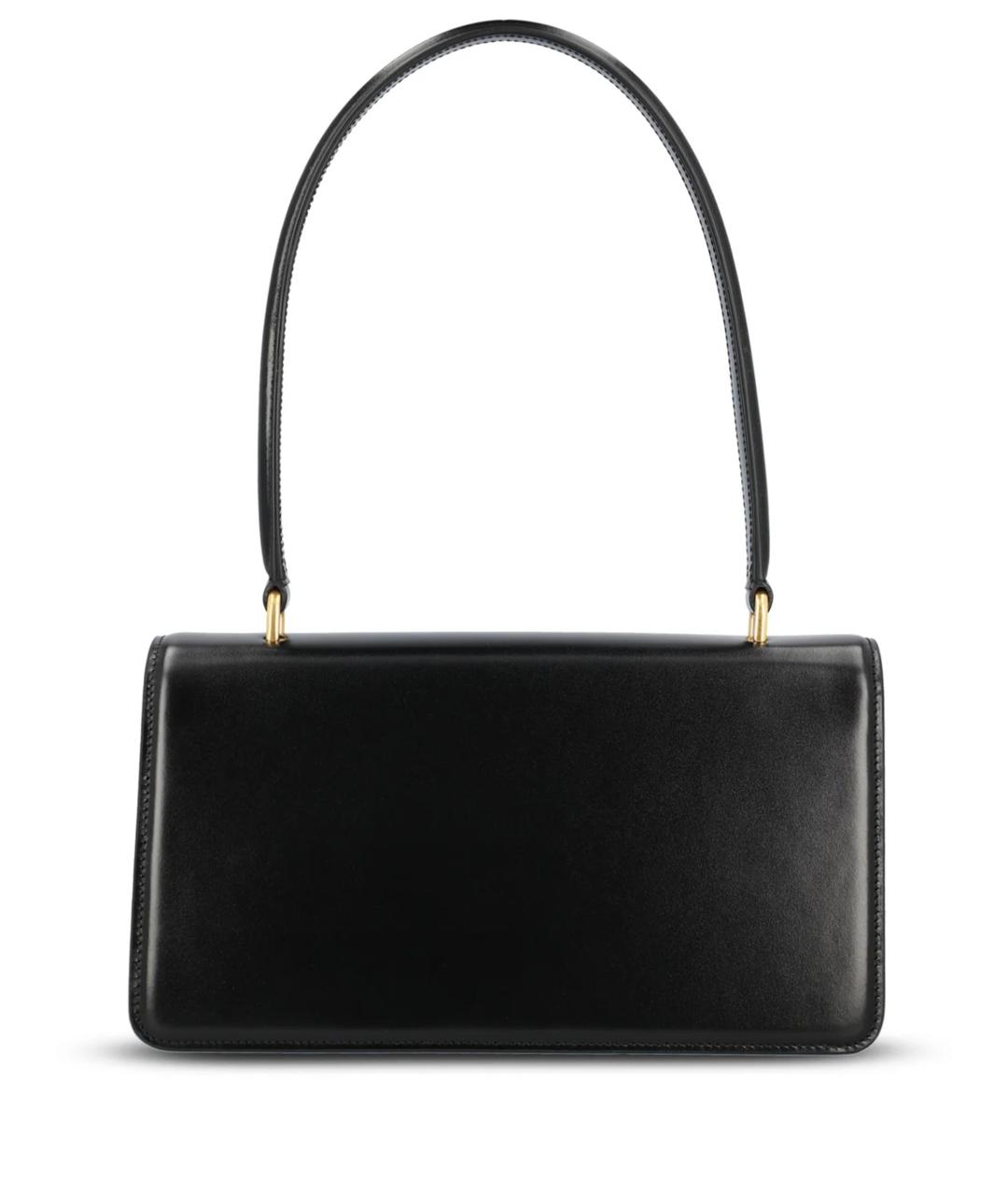 VALENTINO Черная кожаная сумка через плечо, фото 2