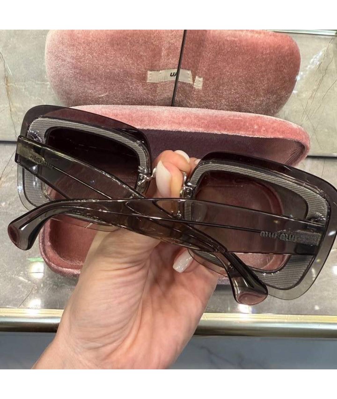 MIU MIU Пластиковые солнцезащитные очки, фото 5