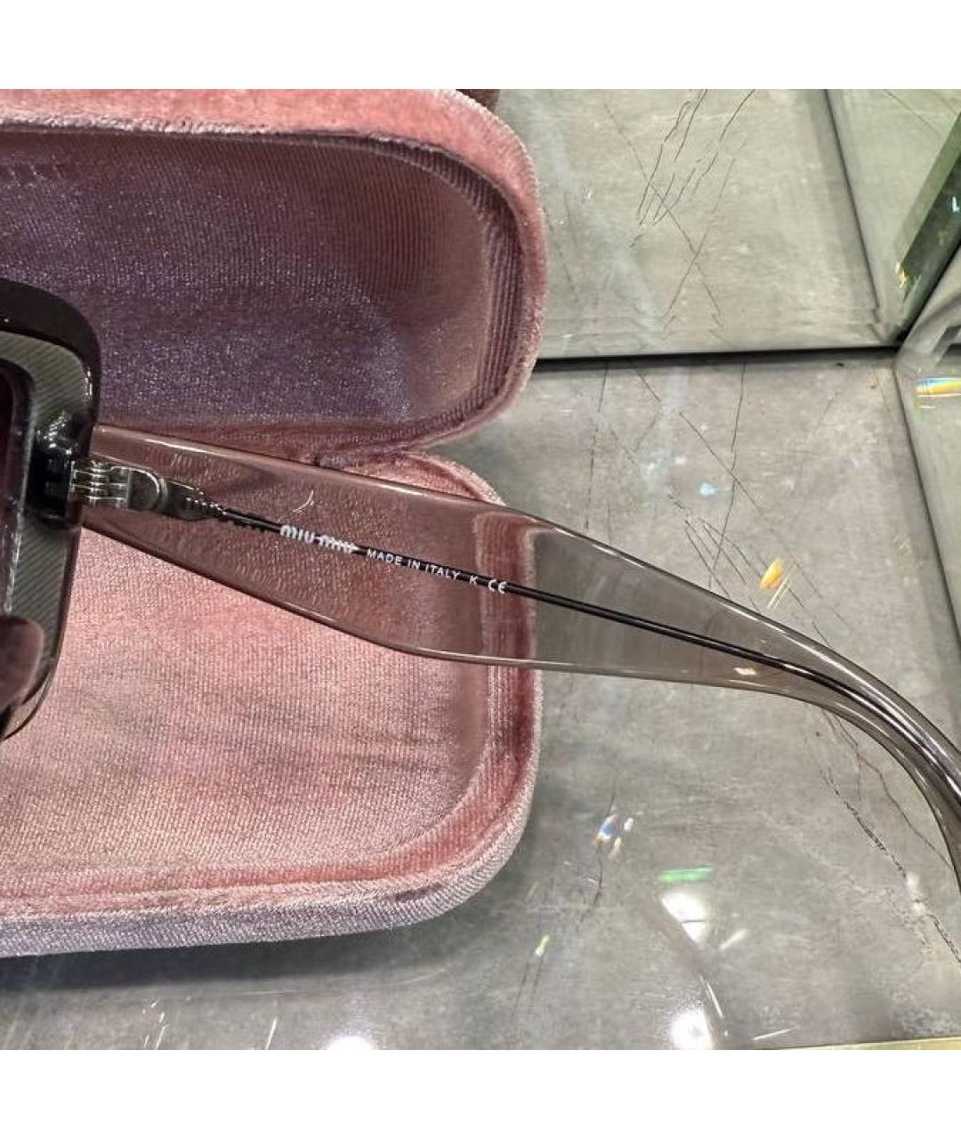 MIU MIU Пластиковые солнцезащитные очки, фото 6