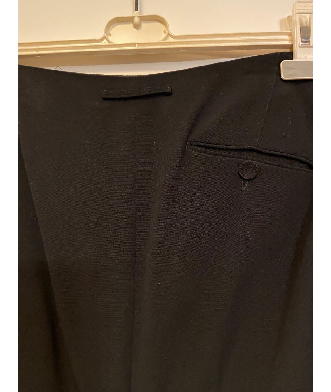 JEAN PAUL GAULTIER Черная шерстяная юбка макси, фото 3