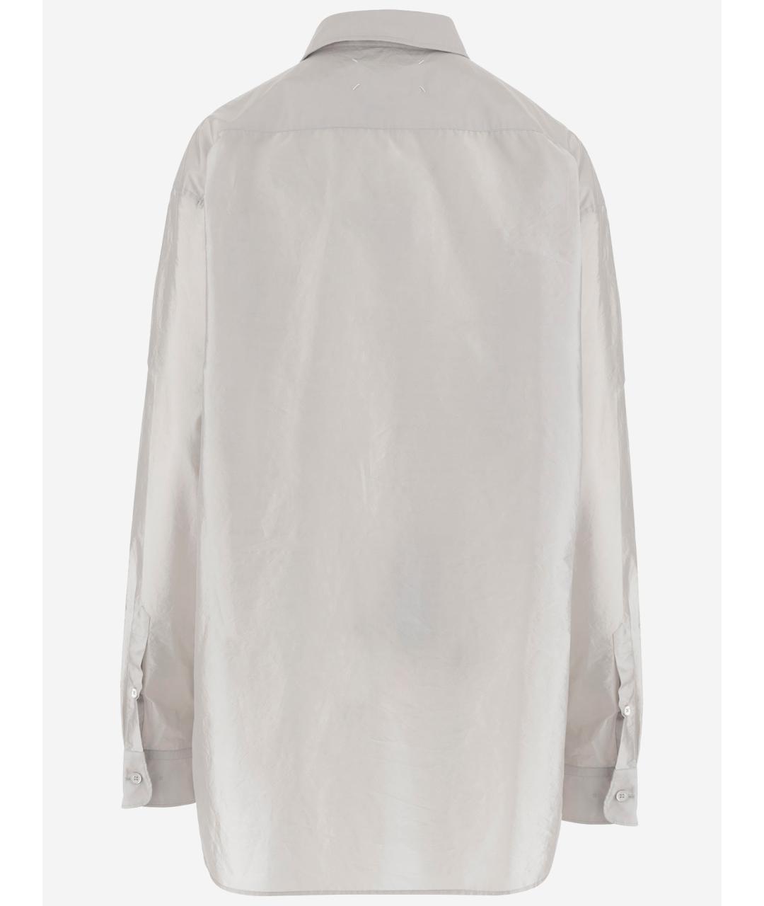 MAISON MARGIELA Серая полиэстеровая рубашка, фото 2