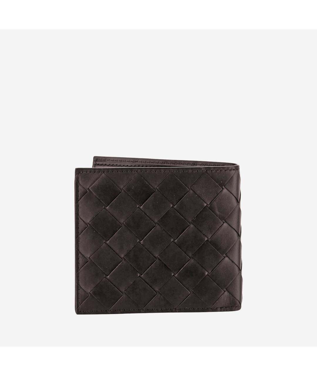 BOTTEGA VENETA Коричневый кожаный кошелек, фото 2