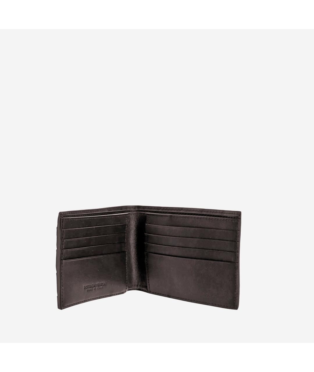 BOTTEGA VENETA Коричневый кожаный кошелек, фото 3