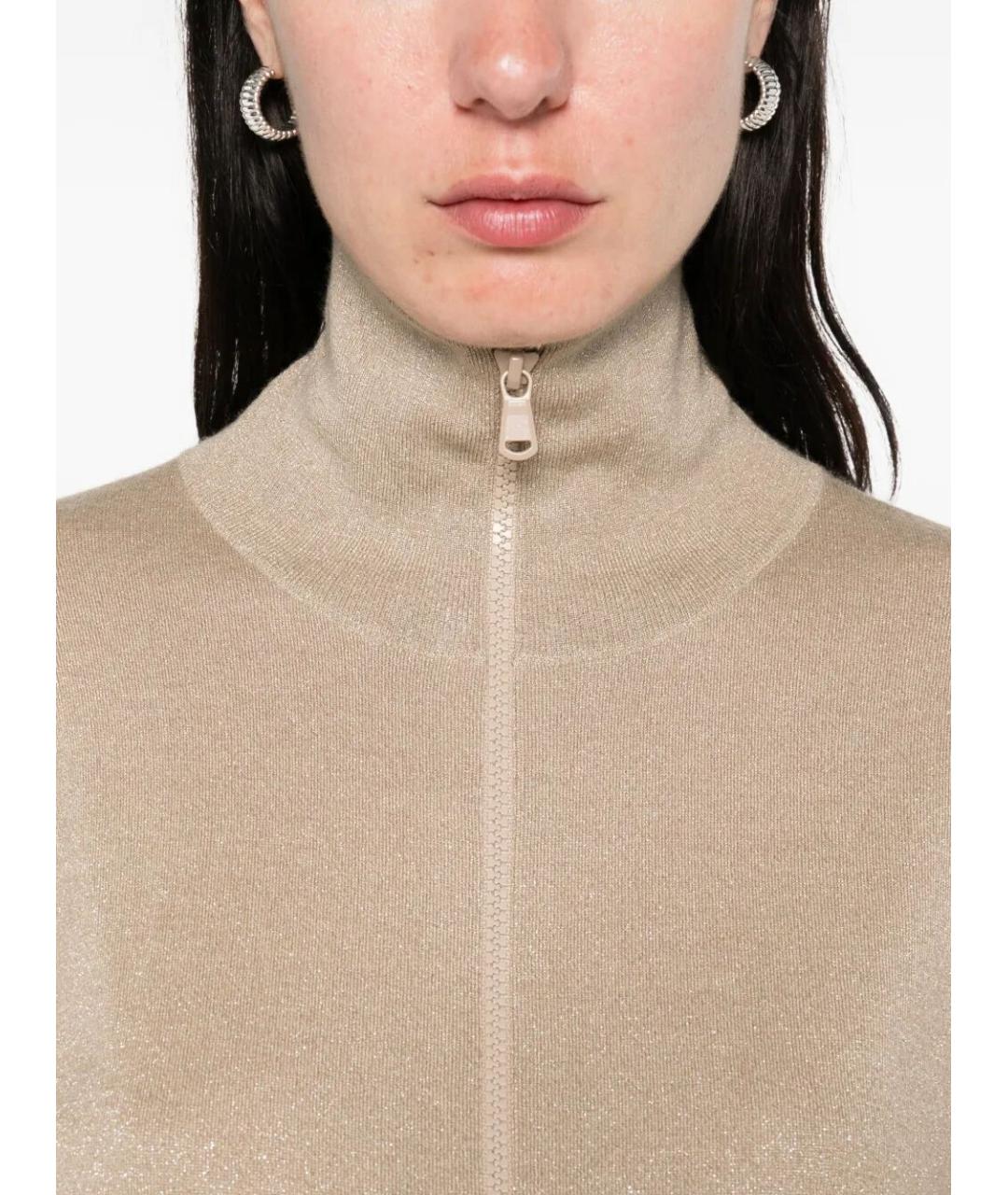 BRUNELLO CUCINELLI Бежевый кардиган, фото 4