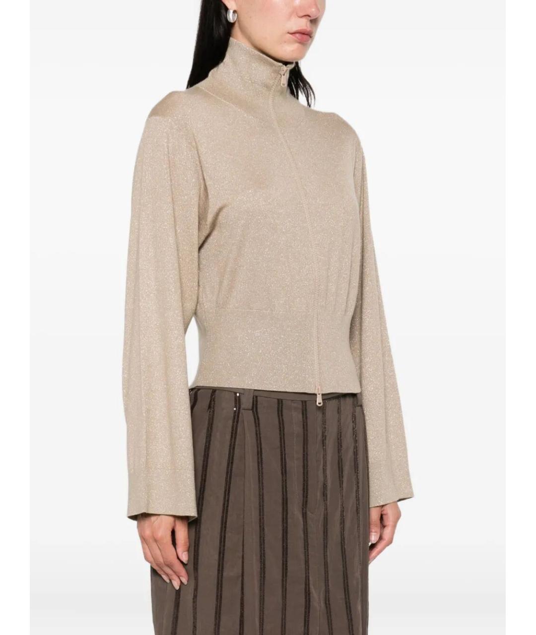 BRUNELLO CUCINELLI Бежевый кардиган, фото 5