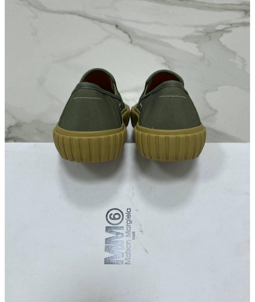 MAISON MARGIELA Зеленые слипоны, фото 5