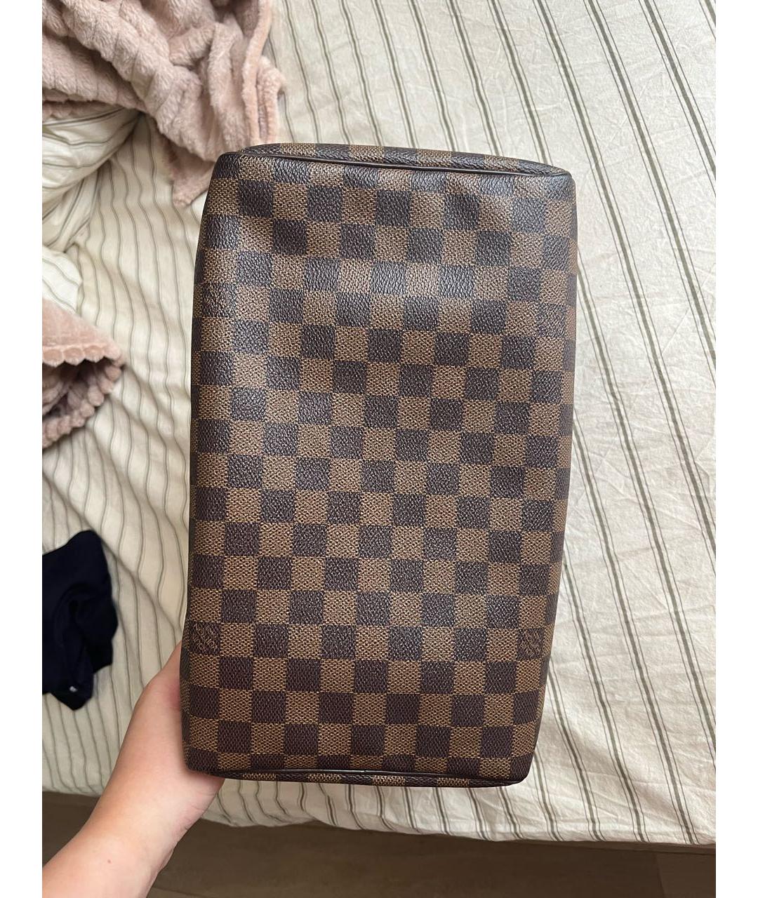 LOUIS VUITTON Коричневая сумка с короткими ручками, фото 3