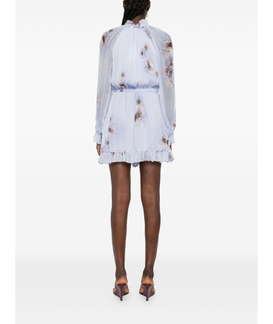 ZIMMERMANN Фиолетовое вискозное платье, фото 4