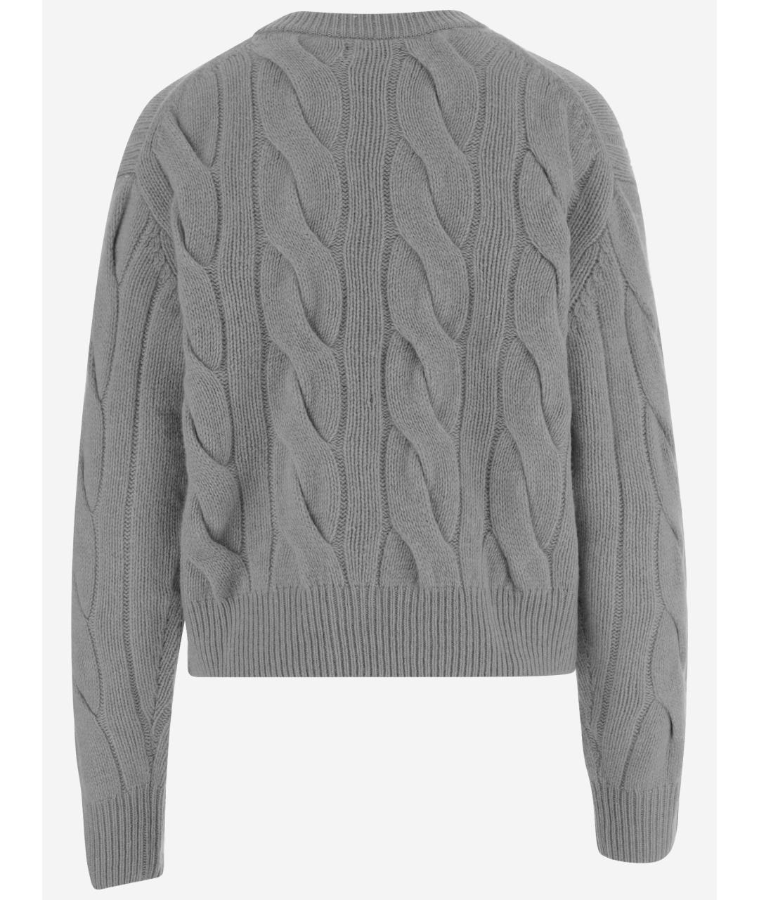 POLO RALPH LAUREN Серый шерстяной кардиган, фото 2