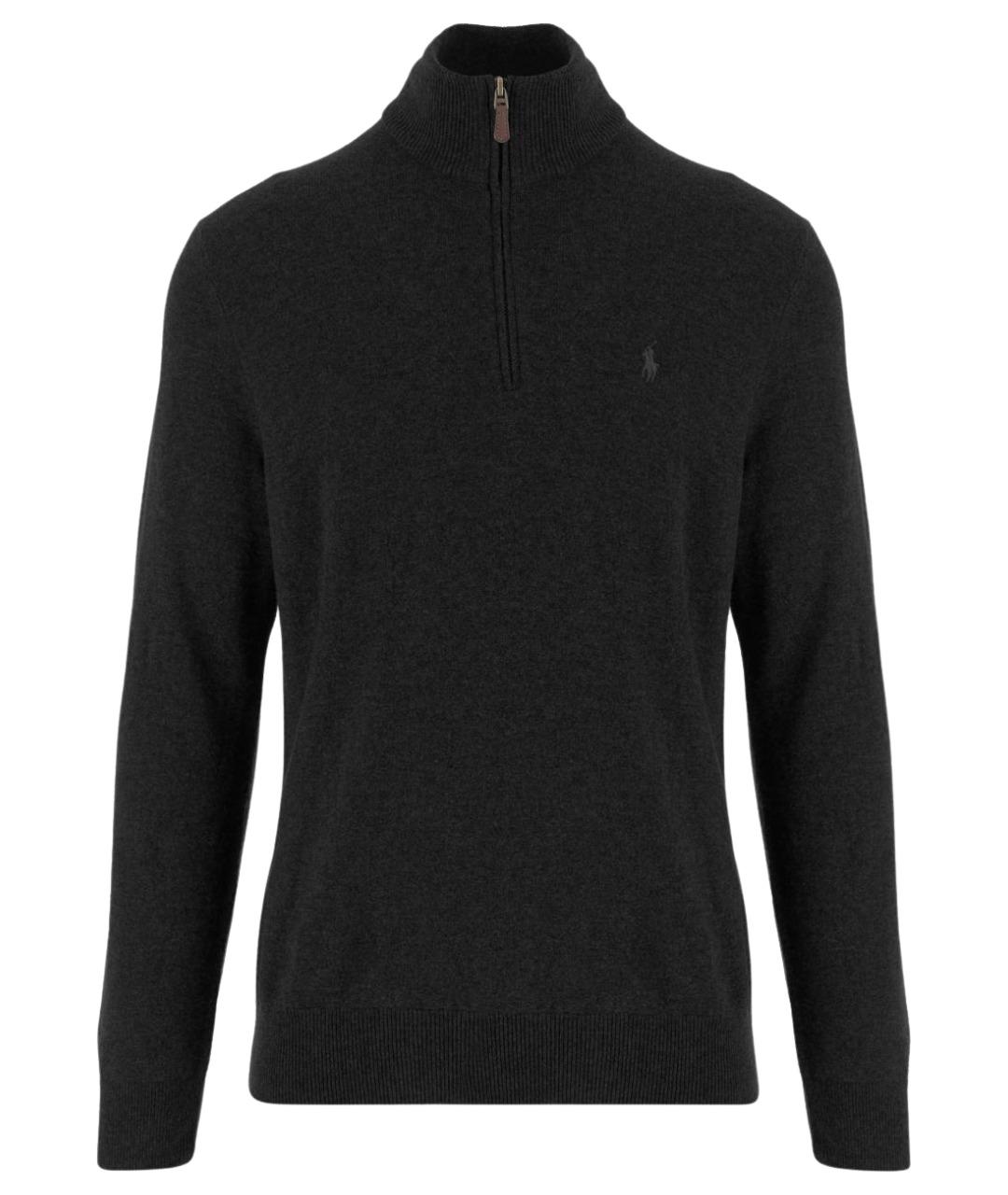 POLO RALPH LAUREN Черный шерстяной джемпер / свитер, фото 1