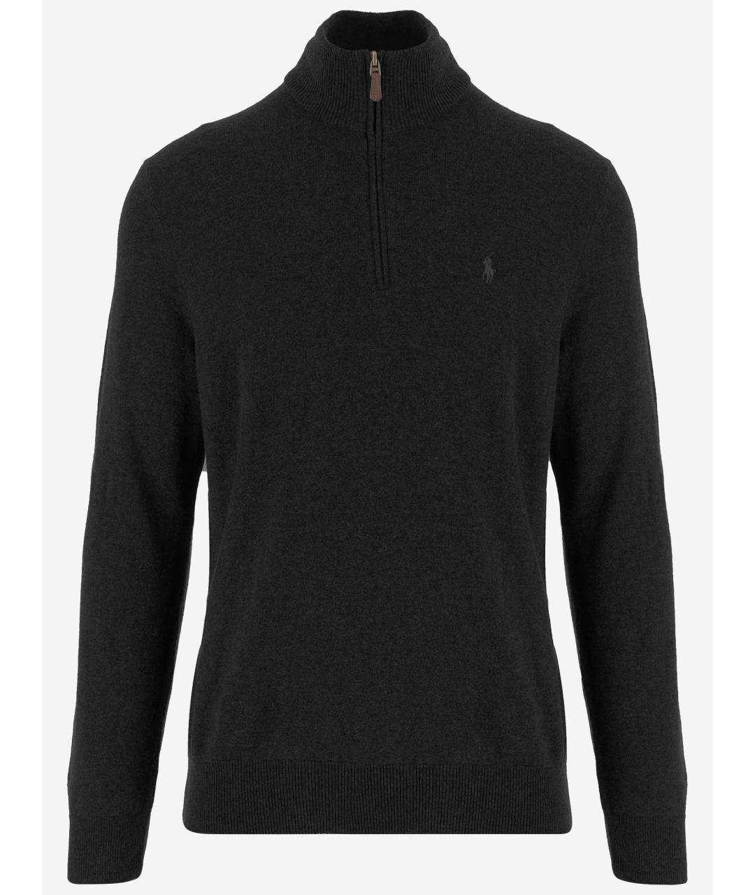 POLO RALPH LAUREN Черный шерстяной джемпер / свитер, фото 4