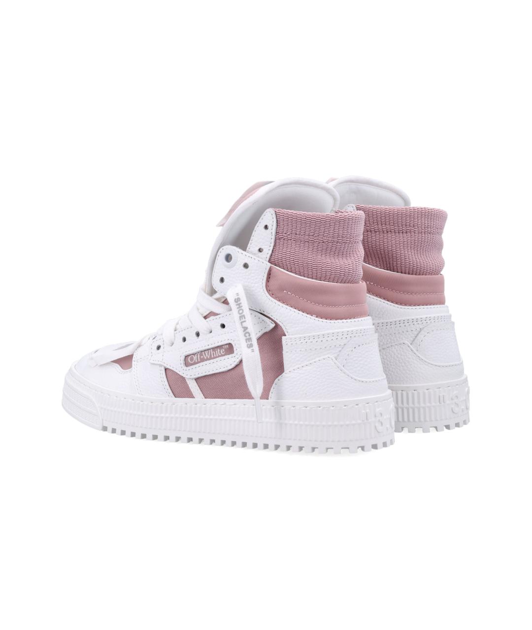 OFF-WHITE Розовые кеды, фото 4