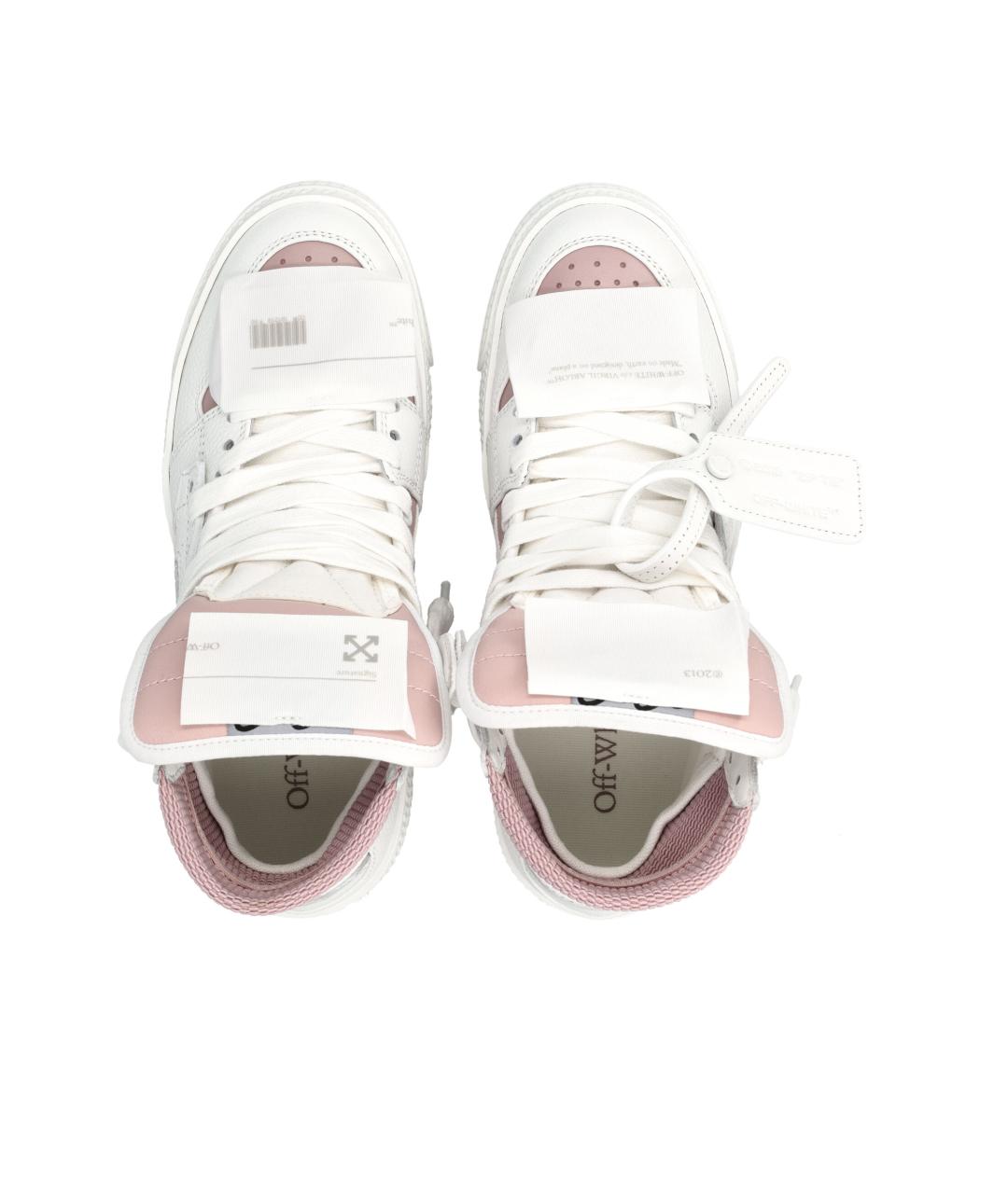 OFF-WHITE Розовые кеды, фото 2