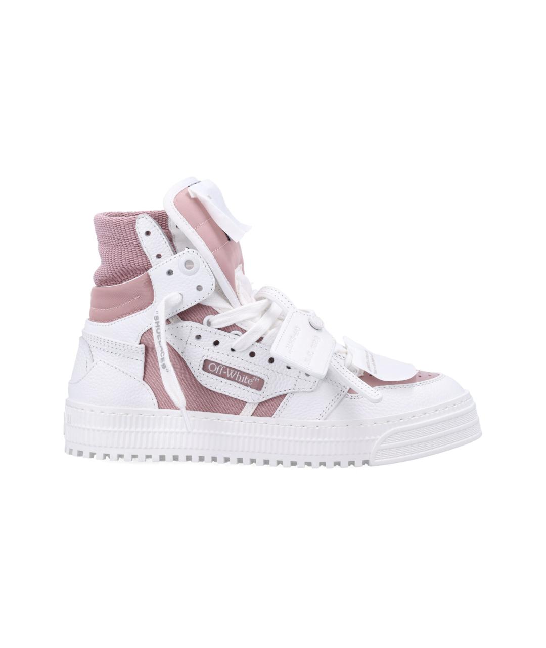 OFF-WHITE Розовые кеды, фото 1