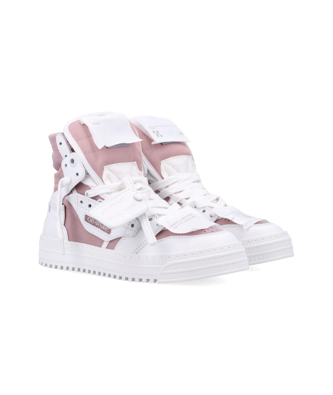 OFF-WHITE Розовые кеды, фото 3