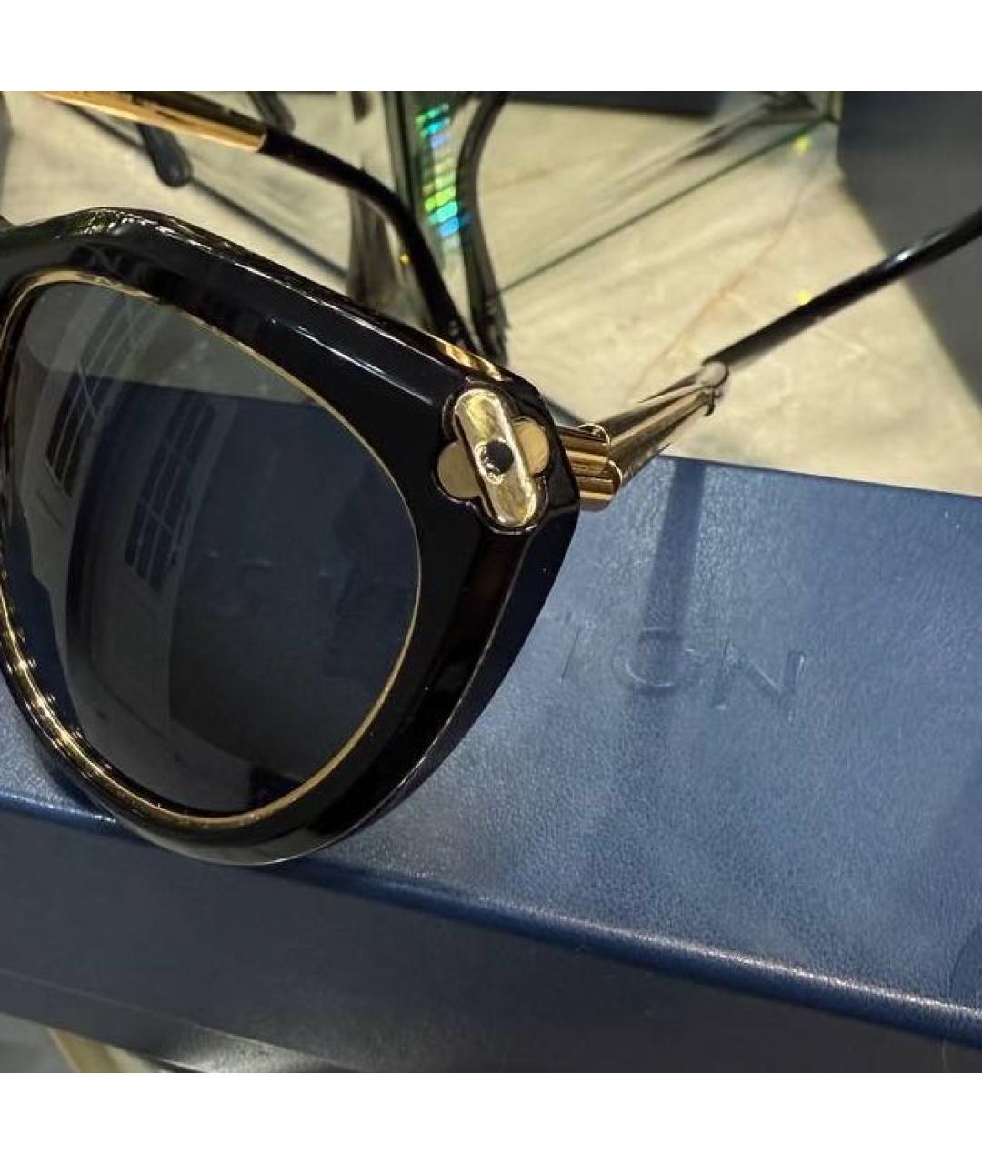 LOUIS VUITTON Черные пластиковые солнцезащитные очки, фото 3