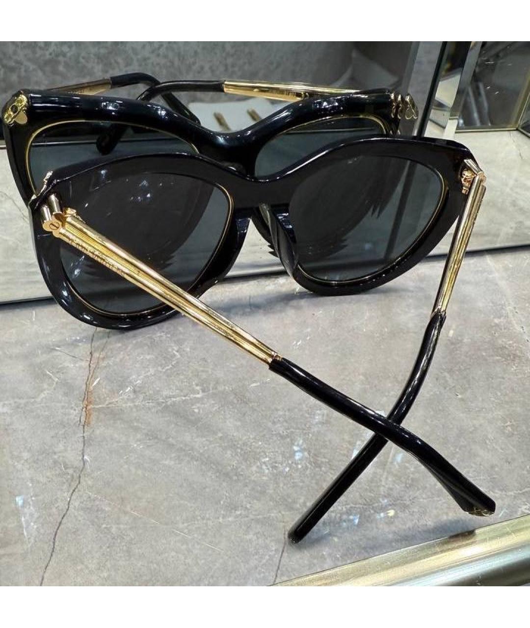 LOUIS VUITTON Черные пластиковые солнцезащитные очки, фото 4