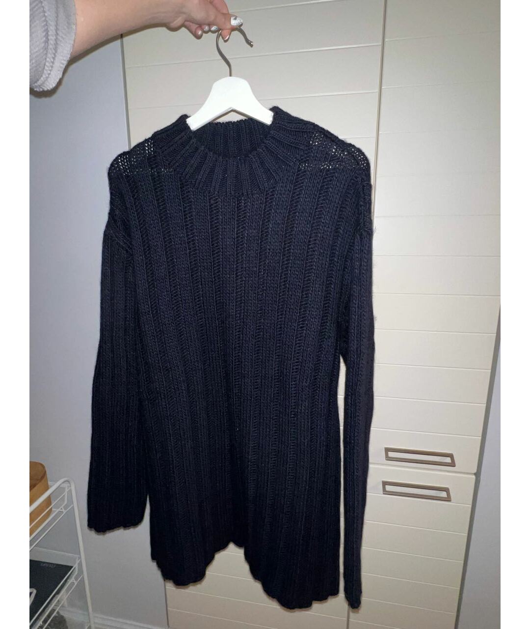 OUR LEGACY Темно-синий шерстяной джемпер / свитер, фото 5