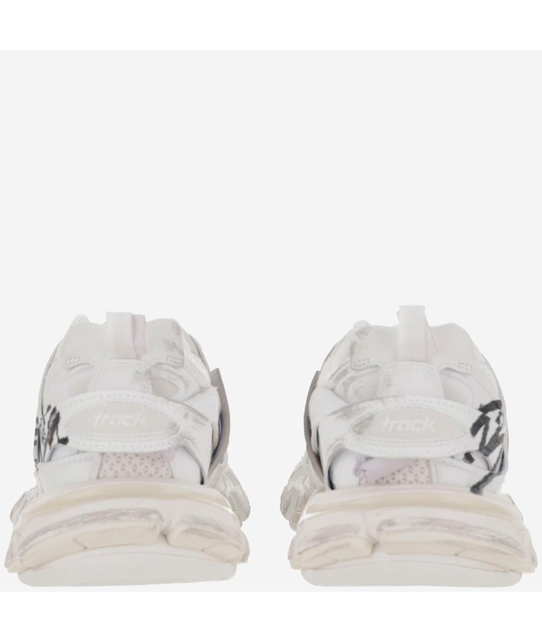 BALENCIAGA Белые синтетические кроссовки, фото 4