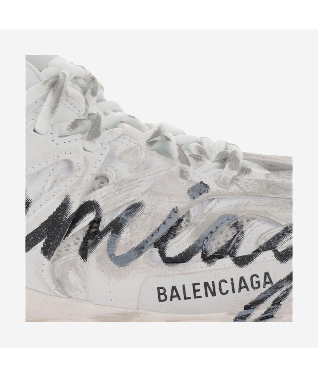 BALENCIAGA Белые синтетические кроссовки, фото 5