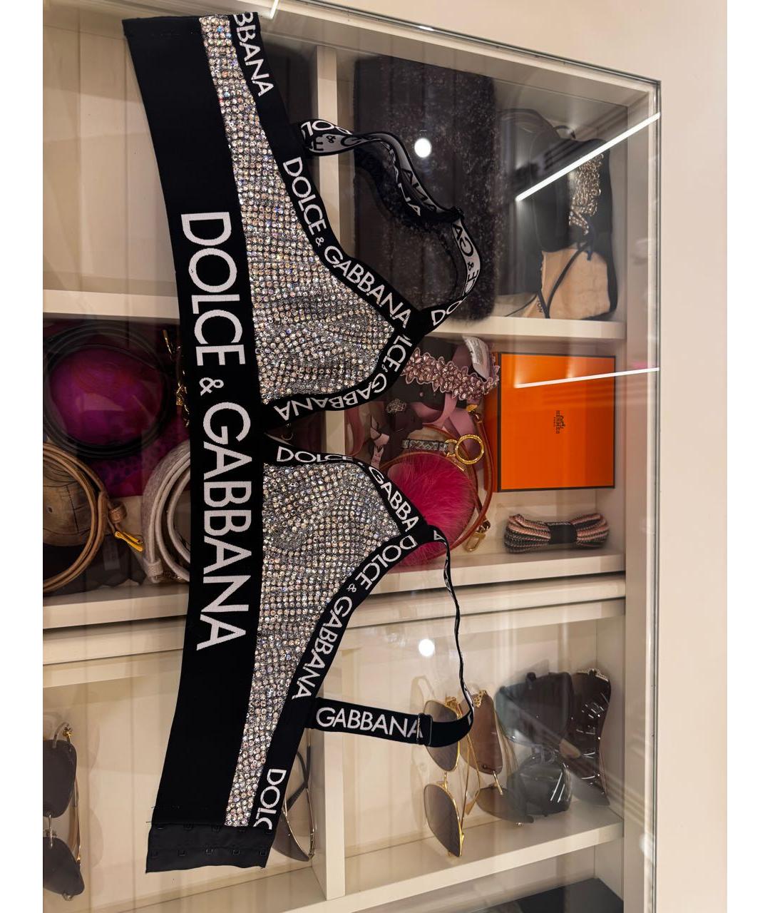 DOLCE&GABBANA Черный бюстгалтеры, фото 2